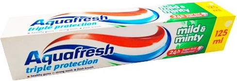 Aquafresh Mild & Minty Triple Protection Зъбна паста 125мл