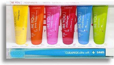 Curaprox Be You Six Tastes 6 x 10ml + CS 5460 Ultra Soft Toothpaste 60ml