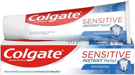 Colgate Sensitive Instant Relief Whitening Zahnpasta für Empfindliche Zähne & Aufhellung 75ml