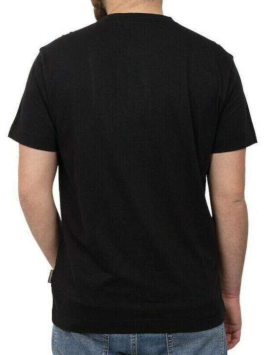 Napapijri Ayas Men's Short Sleeve T-shirt Black