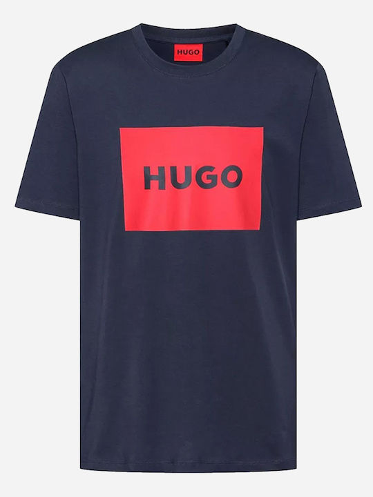 Hugo Boss Herren T-Shirt Kurzarm Marineblau