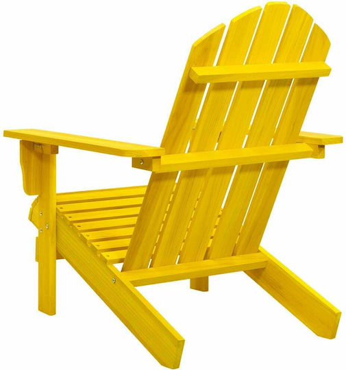 Hölzernes Yellow 1Stück 69.5x86.5x89.5cm