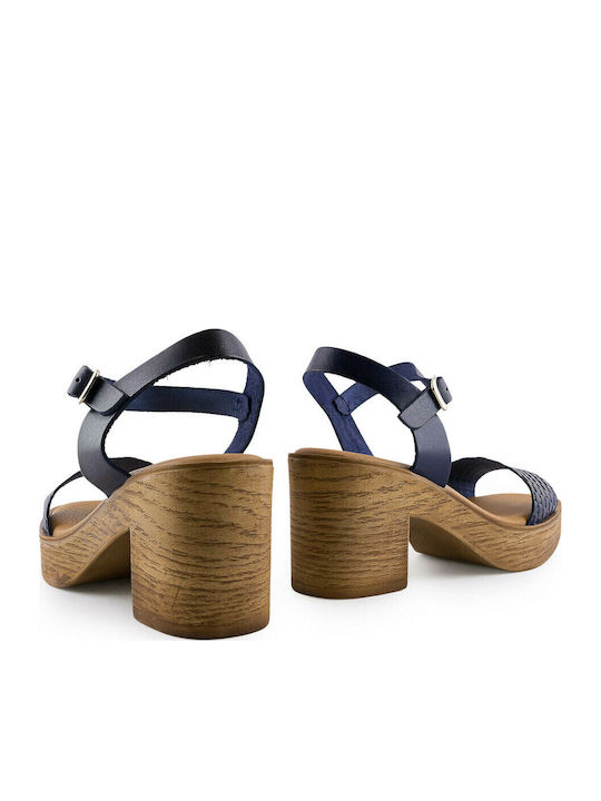 Sandalen Blau