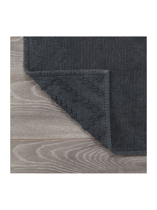 Sealskin Πατάκι Μπάνιου Βαμβακερό Aztec 800095 Dark Grey 60x90εκ.