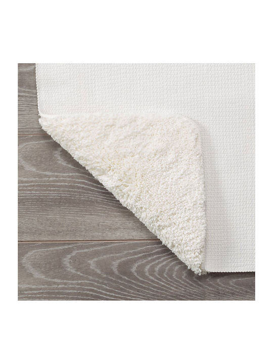 Sealskin Non-Slip Bath Mat Microfiber Angora 800118 Off White 70x140cm