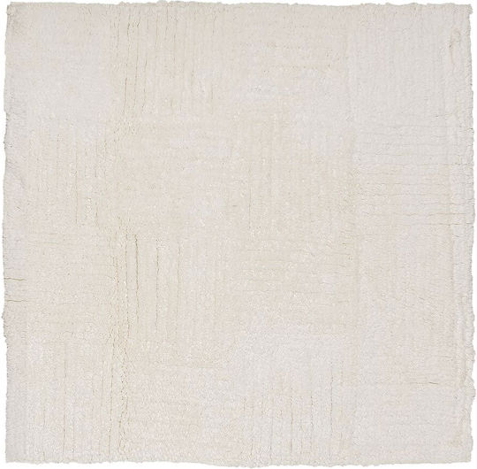Sealskin Πατάκι Μπάνιου Βαμβακερό Τετράγωνο Reverse 800104 Ivory 60x60εκ.