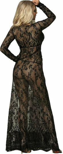 Subblime Long Sleeve Long Dress Black