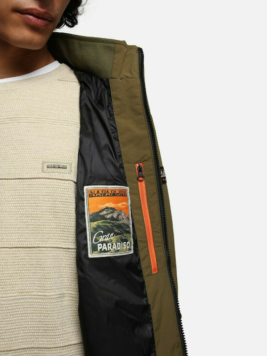 Montavic Χειμωνιάτικο Μπουφάν Bomber Χακί
