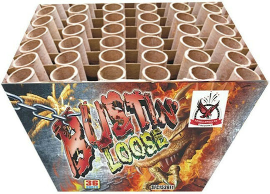 Kanellopoulos Fireworks Artificiu Aerian Artificii 36 lovituri evantai SFC1536F1 cu 36 Lovituri & Durată 22 Secunde