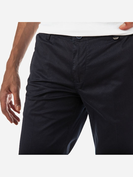 Trousers Chino Elastic in Regular Fit Marine