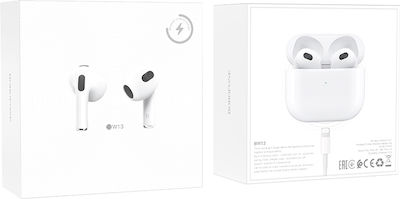 Borofone BW13 In-ear Bluetooth Handsfree Earphones with Charging Case Whitά