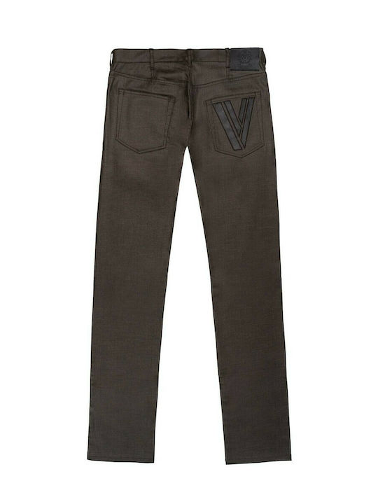 Versace Men's Trousers Brown