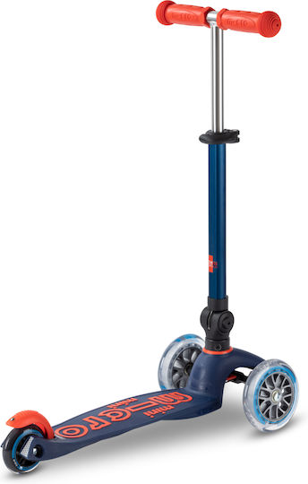 Micro Kids Scooter Foldable Mini Deluxe Foldable 3-Wheel for 2-5 Years Blue