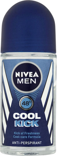 Nivea Men Cool Kick Anti-perspirant Αποσμητικό 48h σε Roll-On 50ml