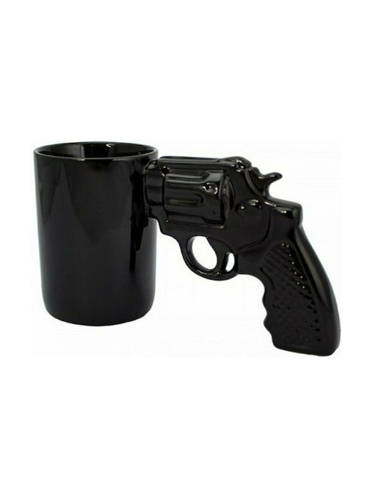 Pistol Ceramic Cup Black 500ml