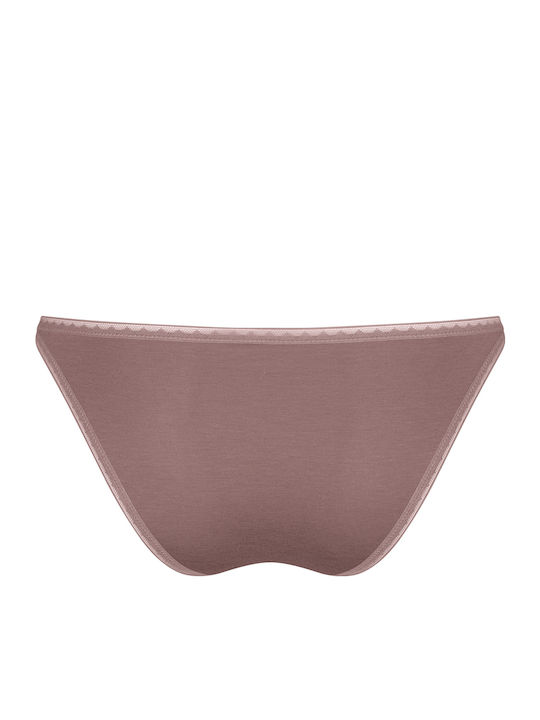 Go H Mini Βαμβακερά Damen Slip 2Pack L. Blue/ Mocha