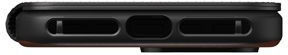 Nomad Rugged Rustic MagSafe Book Δερμάτινο 0.75mm Μαύρο (iPhone 13 Pro)