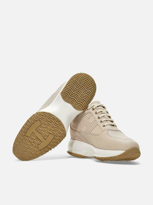 Interactive Γυναικεία Sneakers Μπεζ