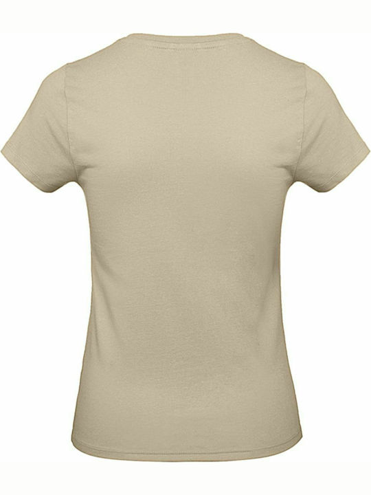 B&C Exact 190 Women's Short Sleeve Promotional T-Shirt Sand