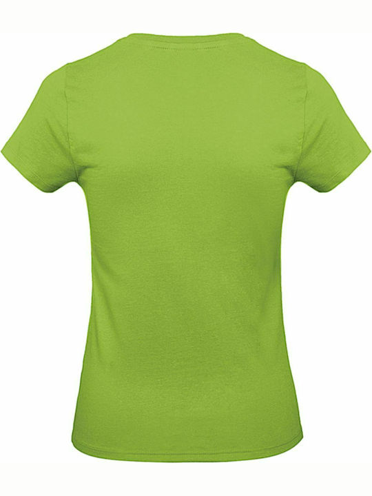 B&C Exact 190 Women's Short Sleeve Promotional T-Shirt Orchid Green