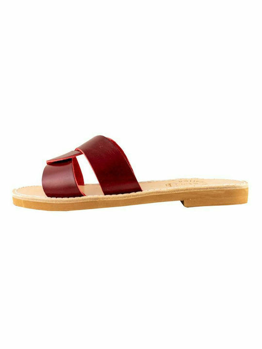 KOUROS-SKIN SANDALS-10-21-RED