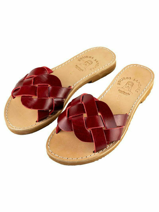 KOUROS-SKIN SANDALS-1-21-RED