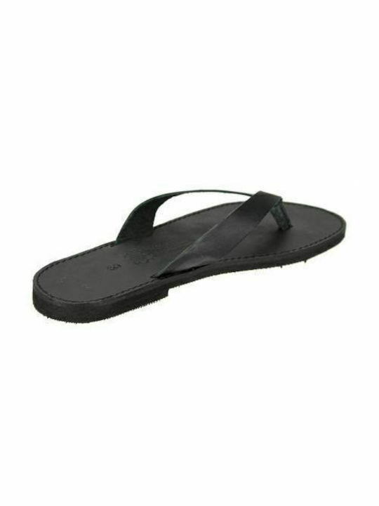 Leather sandals Kouros Model 56 Black