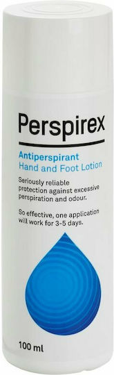 Perspirex Antiperspirant Hand & Foot Lotion Αποσμητικό σε Spray 100ml100ml