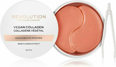 Revolution Beauty Vegan Collagen Soothing Μάσκα Ματιών για Ενυδάτωση 60τμχ