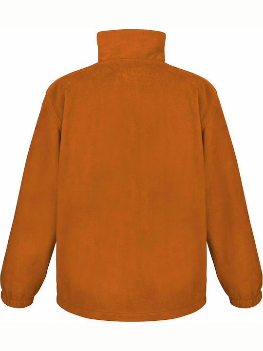 Result Active R036X Men's Long Sleeve Promotional Cardigan Orange