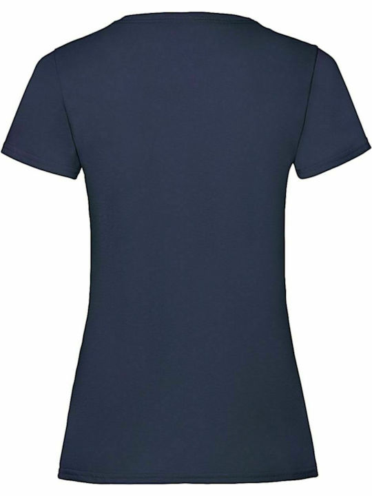 Fruit of the Loom Valueweight T Women's Short Sleeve Promotional T-Shirt Navy Blue