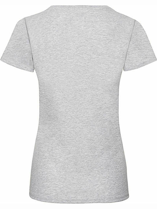 Fruit of the Loom Valueweight T Women's Short Sleeve Promotional T-Shirt Heather grey