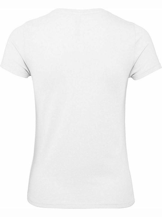 B&C E150 Women's Short Sleeve Promotional T-Shirt Ash