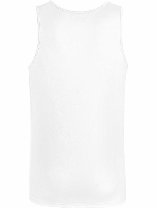 Fruit of the Loom Performance V Men's Sleeveless Promotional Blouse White