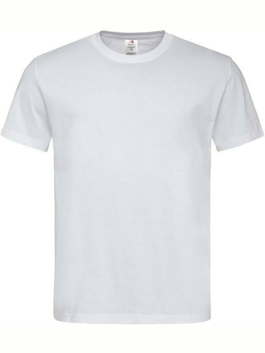 Stedman Classic-T Men's Short Sleeve Promotional T-Shirt White ST2020-WHI