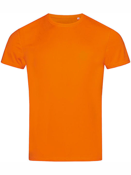 Stedman Sports-T Men's Short Sleeve Promotional T-Shirt Cyber Orange ST8000-COR