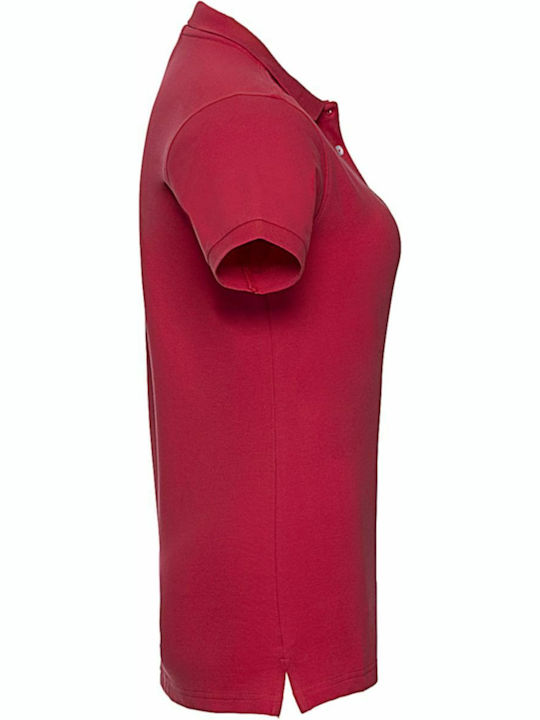Russell Europe Γυναικείο Διαφημιστικό T-shirt Κοντομάνικο Classic Red