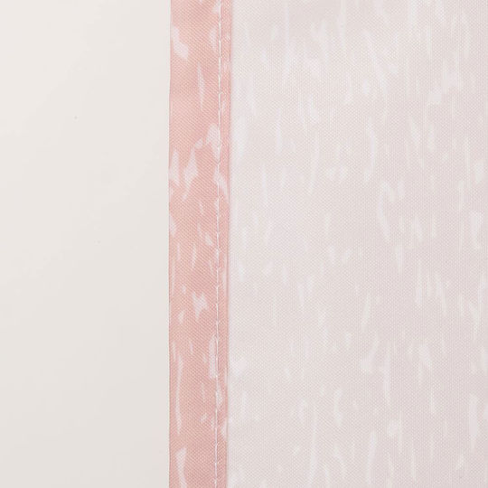Sealskin Blend Fabric Shower Curtain 180x200cm Dark Pink
