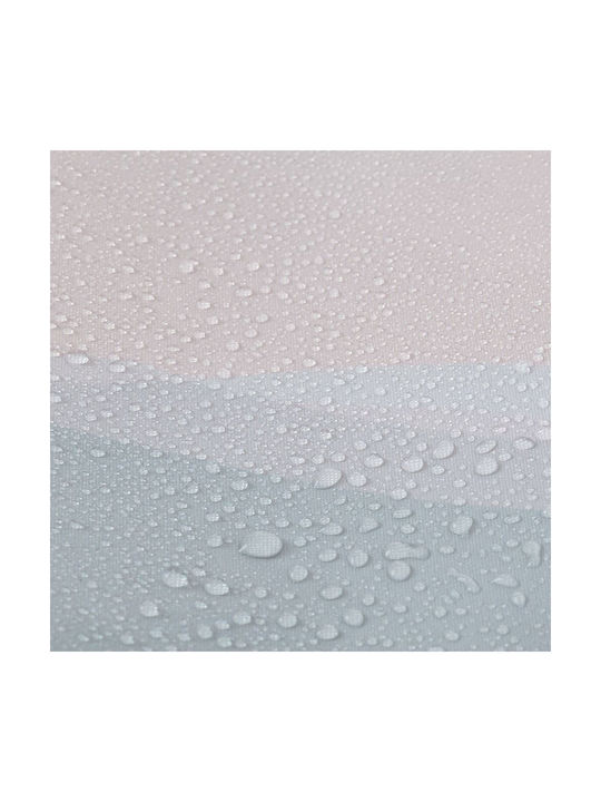 Sealskin Earth Fabric Shower Curtain 180x200cm Green
