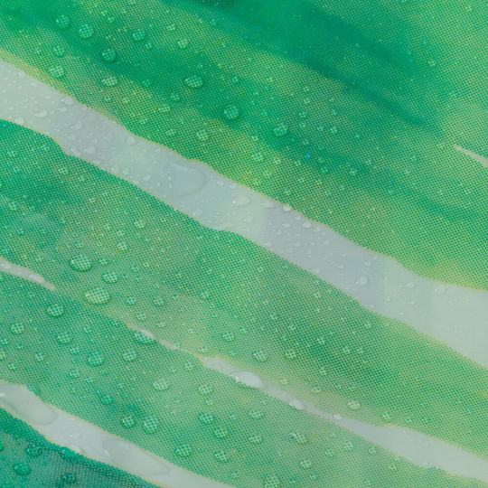 Sealskin Leaves Κουρτίνα Μπάνιου 180x200 cm Πράσινη
