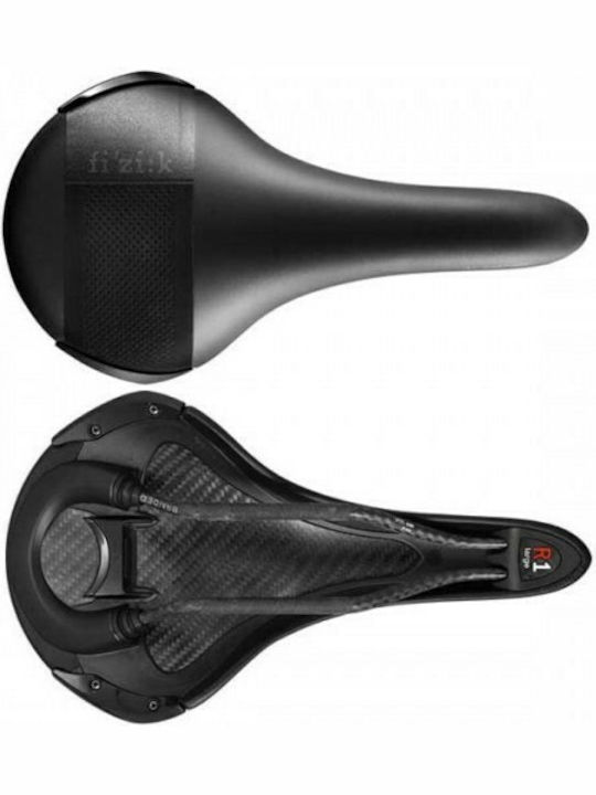 Fizik Aliante R1 Regular 2019 Carbon Braided Schwarz Fahrradsattel Straße