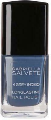 Gabriella Salvete Long Lasting Glazed / Pearl Βερνίκι Νυχιών Μακράς Διαρκείας 04 Grey Indigo 11ml