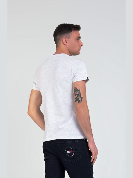 Superdry VL Itago T-shirt Bărbătesc cu Mânecă Scurtă Alb