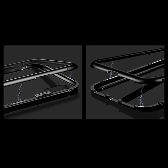 Luphie 360 Full Cover Μεταλλικό Μαγνητικό Μαύρο (iPhone XR)