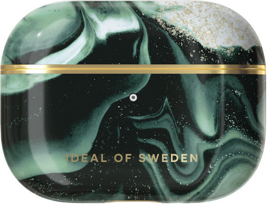 iDeal Of Sweden Printed Plastic Case Golden Olive Marble for Apple AirPods Pro