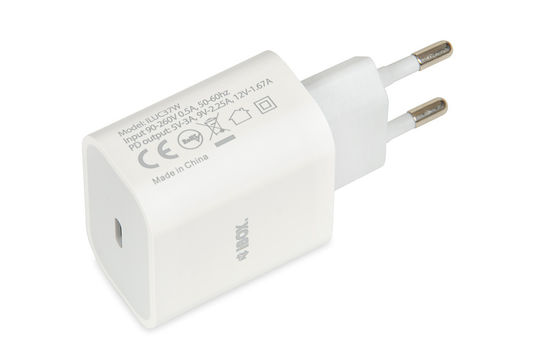 iBox Ladegerät ohne Kabel mit USB-C Anschluss 20W Stromlieferung Weißs (C-37)