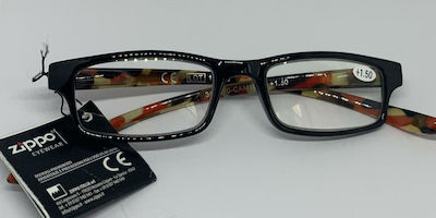 Zippo Unisex Reading Glasses +1.50 Black 31Z-B10 CAM150