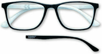 Zippo Lesebrille +3.50 in Schwarz Farbe 31Z-B22-WHI350