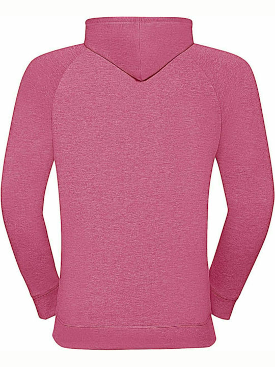 Russell Europe Men's Long Sleeve Promotional Cardigan Pink Marl