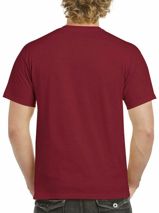 Gildan Werbe-T-Shirt in Rot Farbe